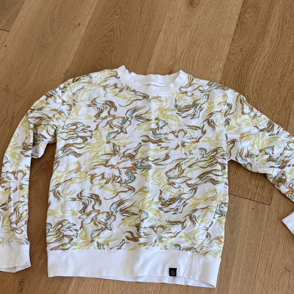 Treasure & Bond Multicolor Patterned Crewneck Sweater